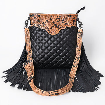 American Darling Crossbody Bucket Hand Tooled Genuine Western Leather Women Bag